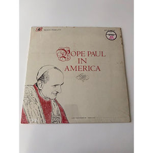 Pope Paul In America Audio Fidelity Records 1965 LP AFLP 2153 NEW SEALED VINYL